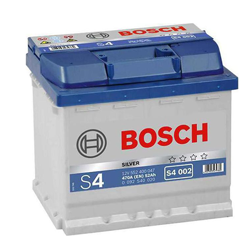 Μπαταρία Bosch S4 52Ah - 470A Ευρωπαϊκού Τύπου