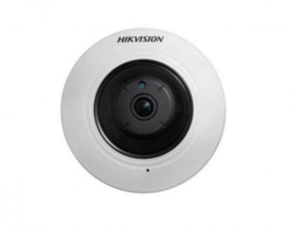  HIKVISION Αναλογική HD κάμερα 5MP τύπου Dome Fisheye 360' σταθερού φακού, λευκό χρώμα.