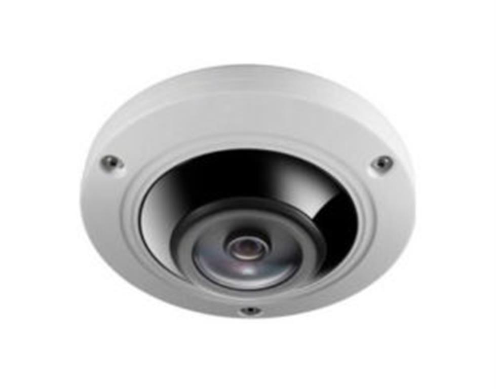  HIKVISION Κάμερα 1,27MP τύπου Dome Fisheye 92′ σταθερού φακού, αντιβανδαλιστική λευκό χρώμα