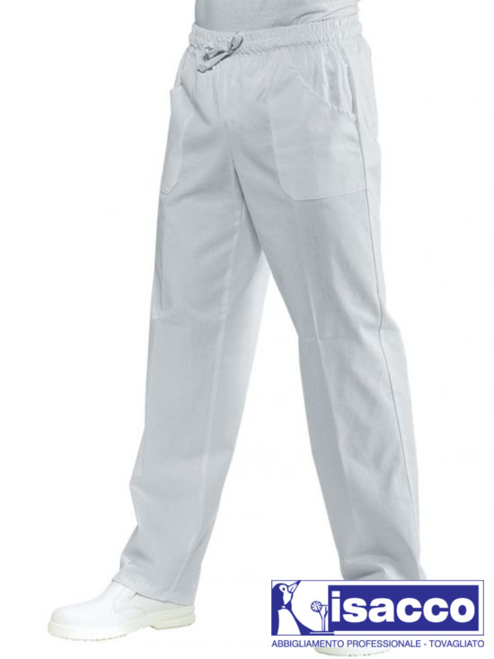 TROUSERS WITH ELASTIC WAIST WHITE 100% COTTON 22,32€–28,52€